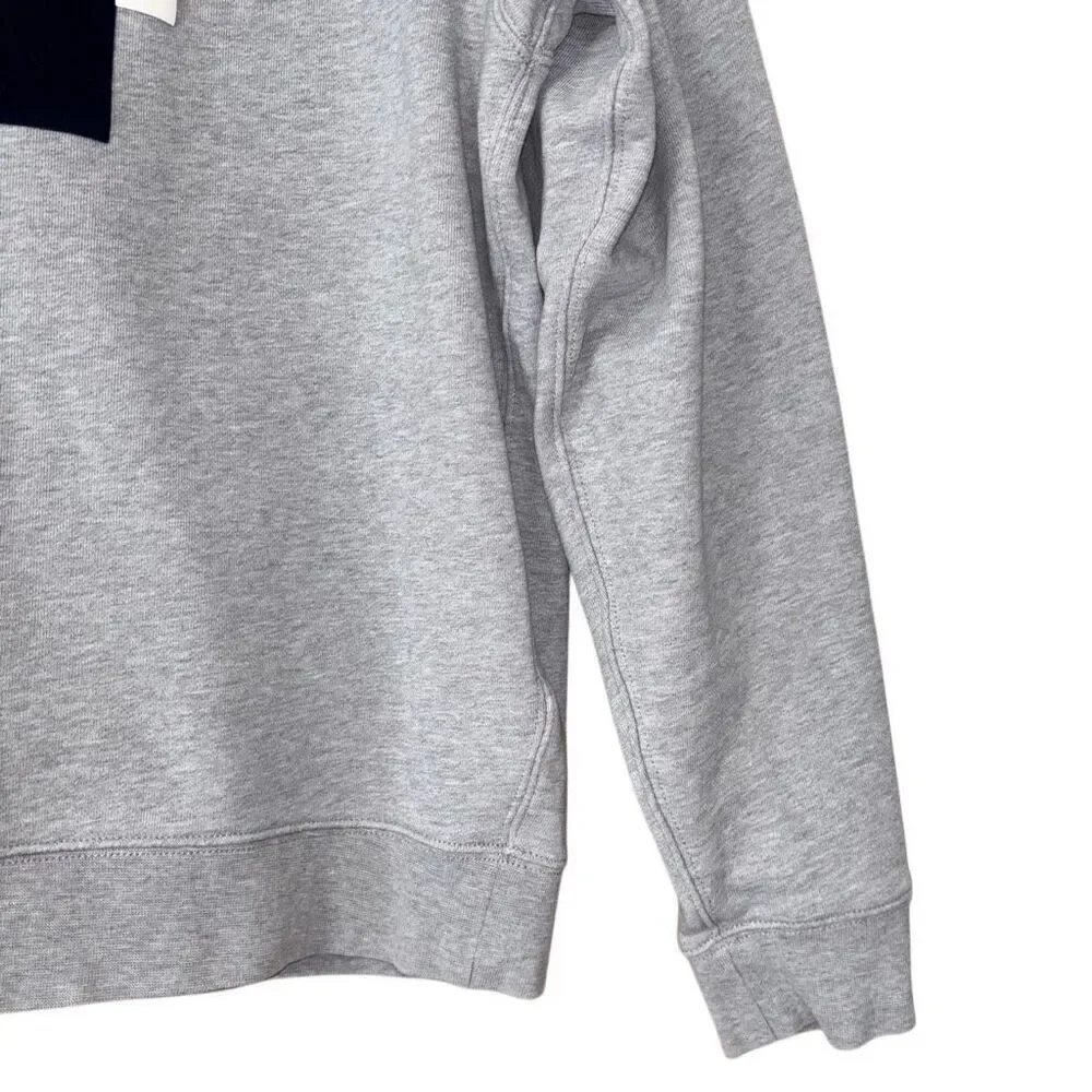 Lacoste Men's Long Sleeve Letter Block Graphic Sweatshirt gray Size M